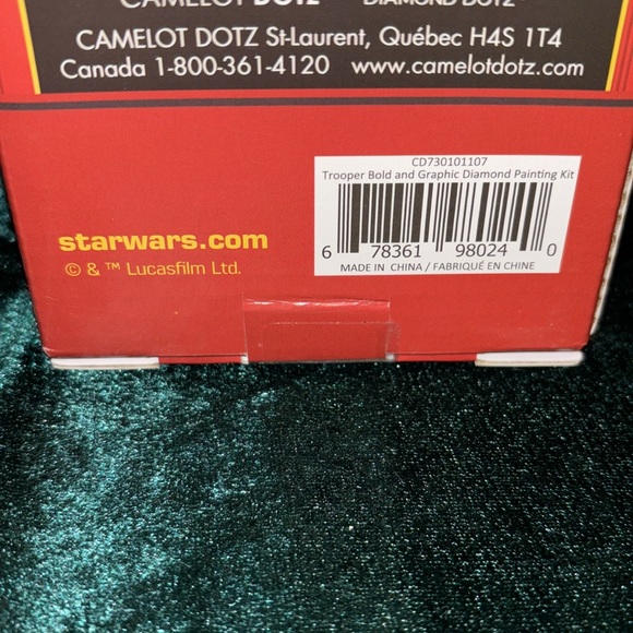 Star Wars Diamond Painting Kit. NEW. 16.3” x 18.3” Using Diamond Dotz. - Picture 7 of 10